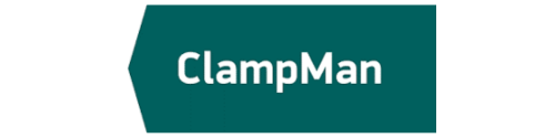 clampman logo in overview of all brands and partners of computer controls